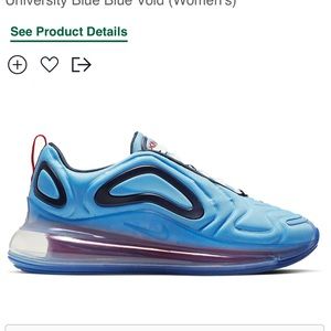 Nike Air Max 720 University Blue Blue Void Wmns